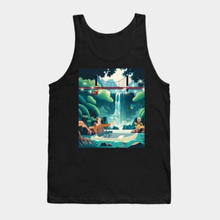 Extreme fishing in the jungle Tank Top